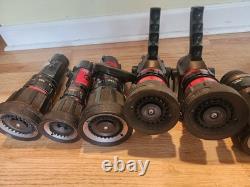 Lot of 17 Akron 1 1/2 1.5 Fire Hose Nozzles