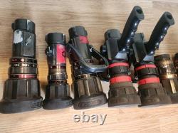 Lot of 17 Akron 1 1/2 1.5 Fire Hose Nozzles