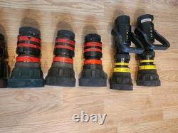 Lot of 17 Akron 1 1/2 1.5 Fire Hose Nozzles