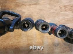 Lot of 17 Akron 1 1/2 1.5 Fire Hose Nozzles