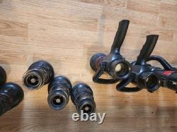 Lot of 17 Akron 1 1/2 1.5 Fire Hose Nozzles