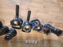 Lot of 17 Akron 1 1/2 1.5 Fire Hose Nozzles