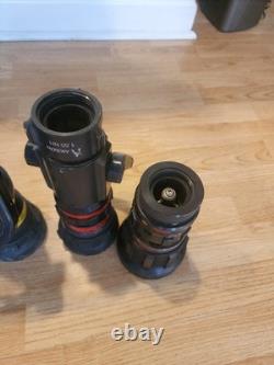 Lot of 17 Akron 1 1/2 1.5 Fire Hose Nozzles