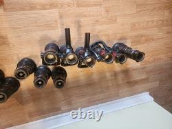 Lot of 17 Akron 1 1/2 1.5 Fire Hose Nozzles
