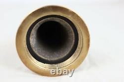 Lot of 2 Cast Brass Fire Hose Nozzles'2 Powhatan NPSH' 12 + 11 Unmarked