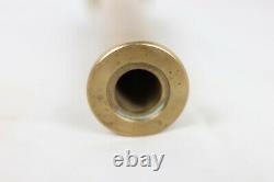 Lot of 2 Cast Brass Fire Hose Nozzles'2 Powhatan NPSH' 12 + 11 Unmarked