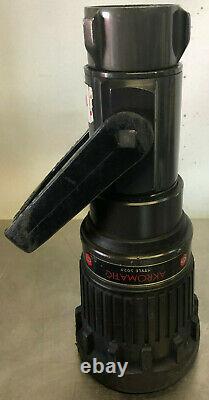 (Lot of 5) AKRON Akromatic Fire Hose Nozzles Very Good to Excellent Condition