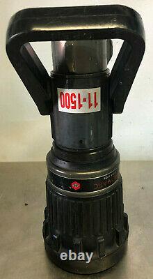 (Lot of 5) AKRON Akromatic Fire Hose Nozzles Very Good to Excellent Condition