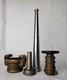 Lot Of Vintage Fire Fighter Hose Nozzle Fighting Equipment