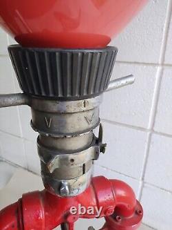 MCM Lamp Industrial Elkhart 2 handled Nozzle Firehose converted to Lamp Pop Art