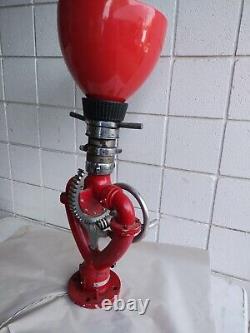 MCM Lamp Industrial Elkhart 2 handled Nozzle Firehose converted to Lamp Pop Art