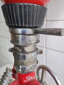 MCM Lamp Industrial Elkhart 2 handled Nozzle Firehose converted to Lamp Pop Art