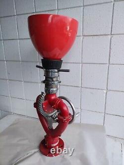 MCM Lamp Industrial Elkhart 2 handled Nozzle Firehose converted to Lamp Pop Art