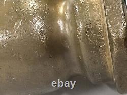 MFD by AJ Morse and Son Inc. Brass Fireman Fire Hose Nozzle. Extremely Rare