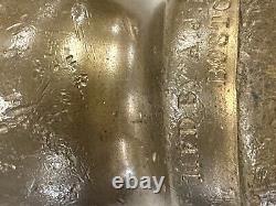 MFD by AJ Morse and Son Inc. Brass Fireman Fire Hose Nozzle. Extremely Rare