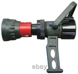 MOON AMERICAN 506P-1514 Fire Hose Nozzle, Twist, Aluminum 41H469