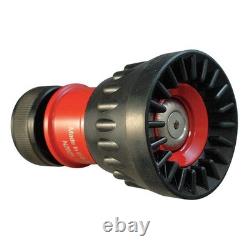 MOON AMERICAN 516-1024 Fire Hose Nozzle, Twist, Aluminum 6APP9