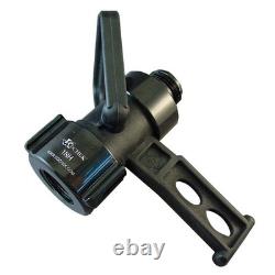 MOON AMERICAN 542P-1524 Fire Hose Nozzle, Twist, Plastic/Aluminum 41H481