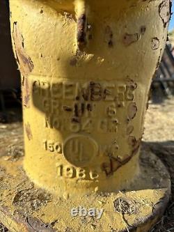 M. Greenberg's and Sons 1954 San Fransisco, Ca Fire Hydrant Can Ship Freight
