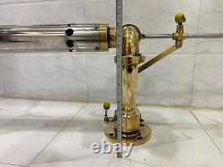 Marine Ship Fire Hose Nozzle Aluminum & Brass Durable Firefighting Spray Jet