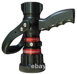 Moon American 512P-10214 Fire Hose Nozzle, 1 In, Black