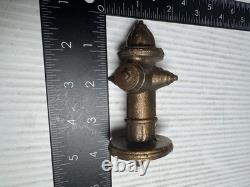 Mueller Mini Brass Fire Hydrant 4 Salesman Sample Vintage Rare
