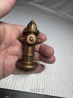 Mueller Mini Brass Fire Hydrant 4 Salesman Sample Vintage Rare