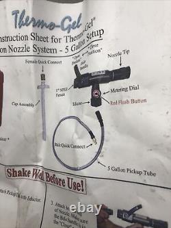 NEW Akron Thermo Gel TG15AK Fire Protection Nozzle 15gpm 100psi c/w Hose