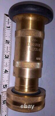 NEW Elkhart Brass L-205-EB 392M Firehose Spray Nozzle 1 1/2 Made In U. S. A