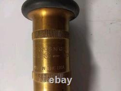 NEW Elkhart Brass L-205-EB 392M Firehose Spray Nozzle 1 1/2 Made In U. S. A