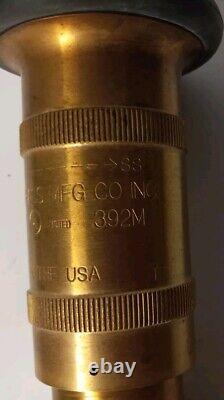 NEW Elkhart Brass L-205-EB 392M Firehose Spray Nozzle 1 1/2 Made In U. S. A