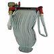 New! Moon American-fire Hose Pin Rack Unit-75 Ft Hose-plastic Nozzle-steel-red