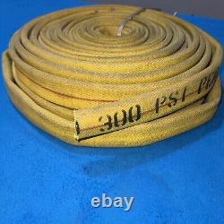 NEW NFPA 1962 Wildland Fire Hose, Tested 300 PSI Brass 1 1/8 Nozzle, 100ft