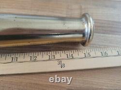 N. D. ALLEN MFG. CO. CHICAGO, U. S. A. SOLID Brass Fire Hose 15 Nozzle CLEAN