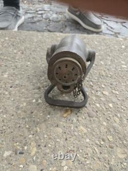 Navy 1 1/2 Solid Brass Fog Nozzle Fire Hose Military Possibly Akron Wwii Usn