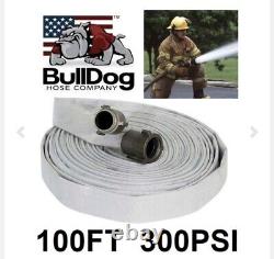 New 100 Feet Of Fire Hose By Bulldog Hose Company