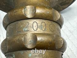 New York City Firefighting Lot Elkhart Brass Nozzles, Hydrant Wrench FDNY Hat