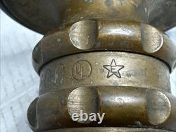 New York City Firefighting Lot Elkhart Brass Nozzles, Hydrant Wrench FDNY Hat