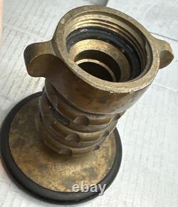 New York City Firefighting Lot Elkhart Brass Nozzles, Hydrant Wrench FDNY Hat