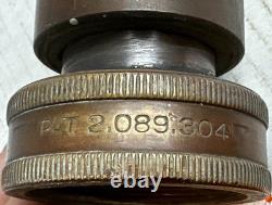 New York City Firefighting Lot Elkhart Brass Nozzles, Hydrant Wrench FDNY Hat