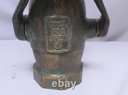 Nice Vintage, Rockwood Waterfog Big, Heavy, Brass, Fire Truck Hose Nozzle