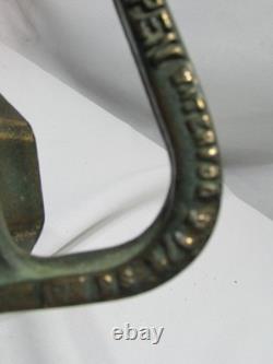 Nice Vintage, Rockwood Waterfog Big, Heavy, Brass, Fire Truck Hose Nozzle