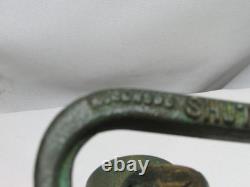 Nice Vintage, Rockwood Waterfog Big, Heavy, Brass, Fire Truck Hose Nozzle
