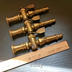 ONE Vintage Anderson Brass KANTLEAK Hartsville SC Marine Fire Nozzles 5.25L