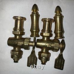 ONE Vintage Anderson Brass KANTLEAK Hartsville SC Marine Fire Nozzles 5.25L
