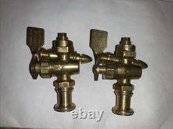 ONE Vintage Anderson Brass KANTLEAK Hartsville SC Marine Fire Nozzles 5.25L