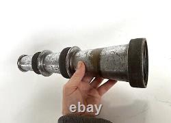 Old Adjustable Large #7 Fire Nozzle Long Vintage Antique Rare 3 Sizes Fire Hose