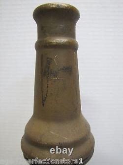 Old Brass FIRE NOZZLE Standpipe POWHATAN B&I Works RANSON W Va 6-61 30 1961