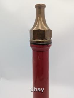 Old Brass Fire Nozzle 18 Long RARE Antique U8 K 366 From England