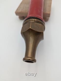 Old Brass Fire Nozzle 18 Long RARE Antique U8 K 366 From England